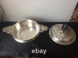 Former solid silver vegetable dish in Paris