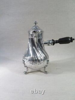 Fray Yarns Ancienne Jolie Versatière Cafetiere Argent Massif De Style Louis XV