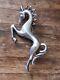 Georg Jensen Antique Zoomorphic Horse Brooch Jewelry In Solid Silver Brutalist Art