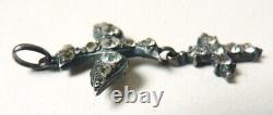 Holy Spirit Silver Pendant 19th S Old Jewel Silver Holly Spirit Dove