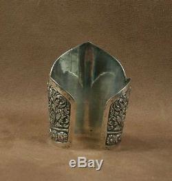 Important Ancient Cuff Bracelet In Sterling Silver China Indochina