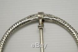 Important Fibule Silver Nineteenth Berber Kabyle Ethnic Jewelry Old Art