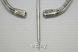 Important Fibule Silver Nineteenth Berber Kabyle Ethnic Jewelry Old Art