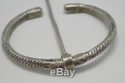 Important Fibule Silver Nineteenth Berber Kabyle Ethnic Jewelry Old Art