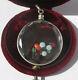 Important Pendant Holder Photo Locket Old Faceted Stones Silver Solid