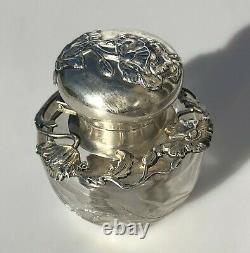 Ink Old Art New Glass Crystal Argent Massif 19th