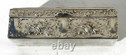 Jewelry Box Stamps Old Argent Massif 19th Century