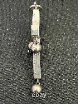 Large 19th Century Antique Solid Silver Pectoral Cross