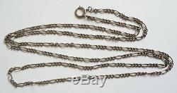 Large Chain Necklace Necklace Silver Solid Jewel Old Silver Chain 54 Gr