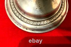 Large Cup or Ancient Empire Style Chalice with a Solid Silver Coat of Arms