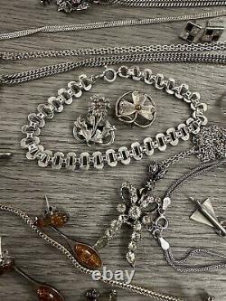 Large Lot of Antique and Modern Jewelry 256g