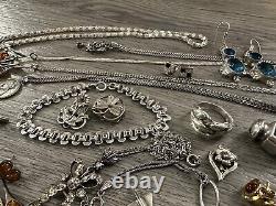 Large Lot of Antique and Modern Jewelry 256g