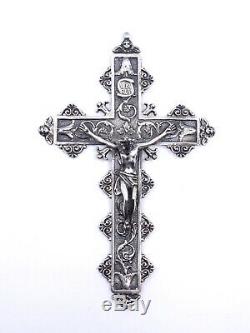 Large Pectoral Cross Pendant Former Eighteenth Silver