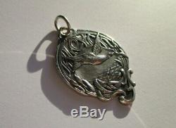 Large Pendant Former Alcyon 8.7 G Sterling Silver French Sterling Silver Charm