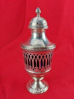 Large Sugar Sprinkler in Solid Silver 19th Century Minerva Antique H 17.5 cm