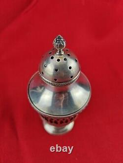 Large Sugar Sprinkler in Solid Silver 19th Century Minerva Antique H 17.5 cm