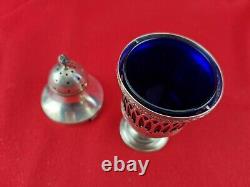 Large Sugar Sprinkler in Solid Silver 19th Century Minerva Antique H 17.5 cm