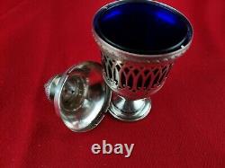 Large Sugar Sprinkler in Solid Silver 19th Century Minerva Antique H 17.5 cm