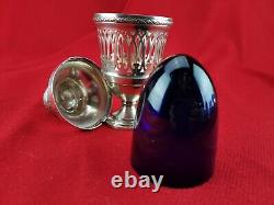Large Sugar Sprinkler in Solid Silver 19th Century Minerva Antique H 17.5 cm