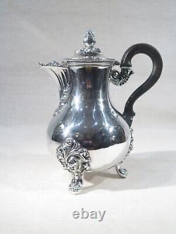 Lenglet Ancienne Superb Theiere Versause Argent Massif Epoque Louis Philippe