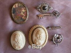 Lot Of Antique Jewelry And Vintage Sterling Silver Rattle + Restore