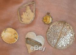 Lot Of Antique Jewelry And Vintage Sterling Silver Rattle + Restore