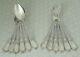 Lot Old Covered 6 Forks + 6 Spoon Sterling Silver Lapar Xix 1kg070