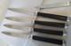 Lot Of Antique 18th-century Solid Silver And Ebony Knives