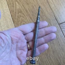 Lot of Antique Mechanical Pencils/Pens/Pencils in Solid Silver and Silver-Plated Metal