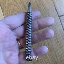 Lot of Antique Mechanical Pencils/Pens/Pencils in Solid Silver and Silver-Plated Metal