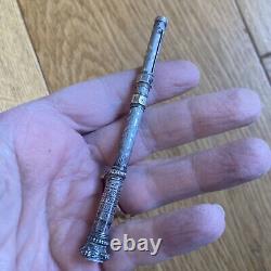 Lot of Antique Mechanical Pencils/Pens/Pencils in Solid Silver and Silver-Plated Metal
