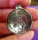 Miraculous Medal 1830 Solid Silver Ancient Vintage Religious From France