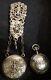 Magnificent Antique Solid Silver Chatelaine + Its Superbly Decorated Watch