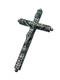 Magnificent Antique Solid Silver Crucifix, Early 20th Century