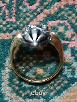 Magnificent antique solid silver ring from the Napoleonic Empire