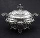 Magnificent Antique Solid Silver Sugar Bowl With Handles Minerva Hallmark 19th Century Period