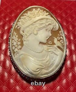 Magnificent genuine antique cameo that I had set in Sterling Silver 925