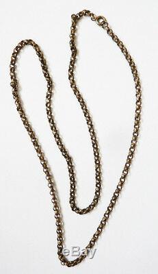 Mesh Necklace Chain Necklace Jewelry Silver Belcher Old Silver Chain
