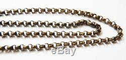 Mesh Necklace Chain Necklace Jewelry Silver Belcher Old Silver Chain