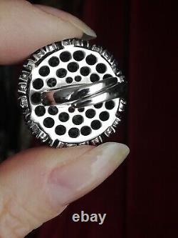 New Designer Vintage Ring in Solid Silver 925 with Tanzanite Stones