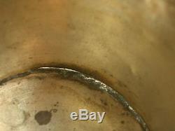 Nice Old Brush Pot Sterling Silver China Fin Nineteenth