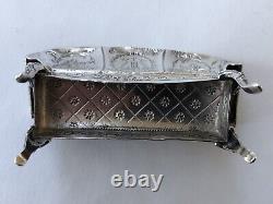 Nice Old Little Banquette Miniature Master's Mailing Poupee Solid Silver