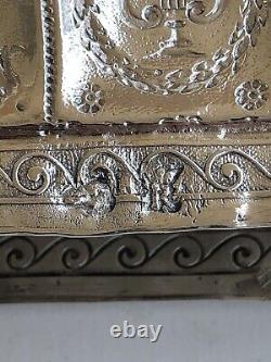 Nice Old Little Banquette Miniature Master's Mailing Poupee Solid Silver