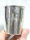 Old Large Silver Cup Glass Tumbler Solid Silver 108.84 Grams Dated 61