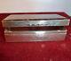Old Solid Silver Box And Red Agate Small Accident 19th Century Period