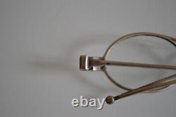 OLD SOLID SILVER EARLY 19th CENTURY MAGNIFYING GLASSES BINOCULARS