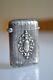 Old Solid Silver Matchbox Holder Paris 19th Century