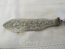 OLD SOLID SILVER SERVICE BY EDOUARD ERNIE XIXth LOUIS XVI spoons knife