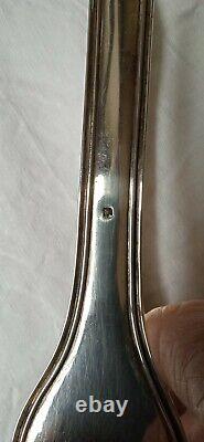 Odiot Asparagus Pliers Old Silver Massif