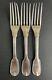 Old 3 Solid Silver Sterling Silver Forks Mahler Old Ceres Xix Century
